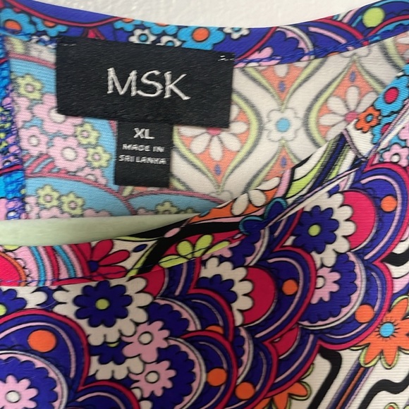 MSK colorful maxi dress - Picture 3 of 5